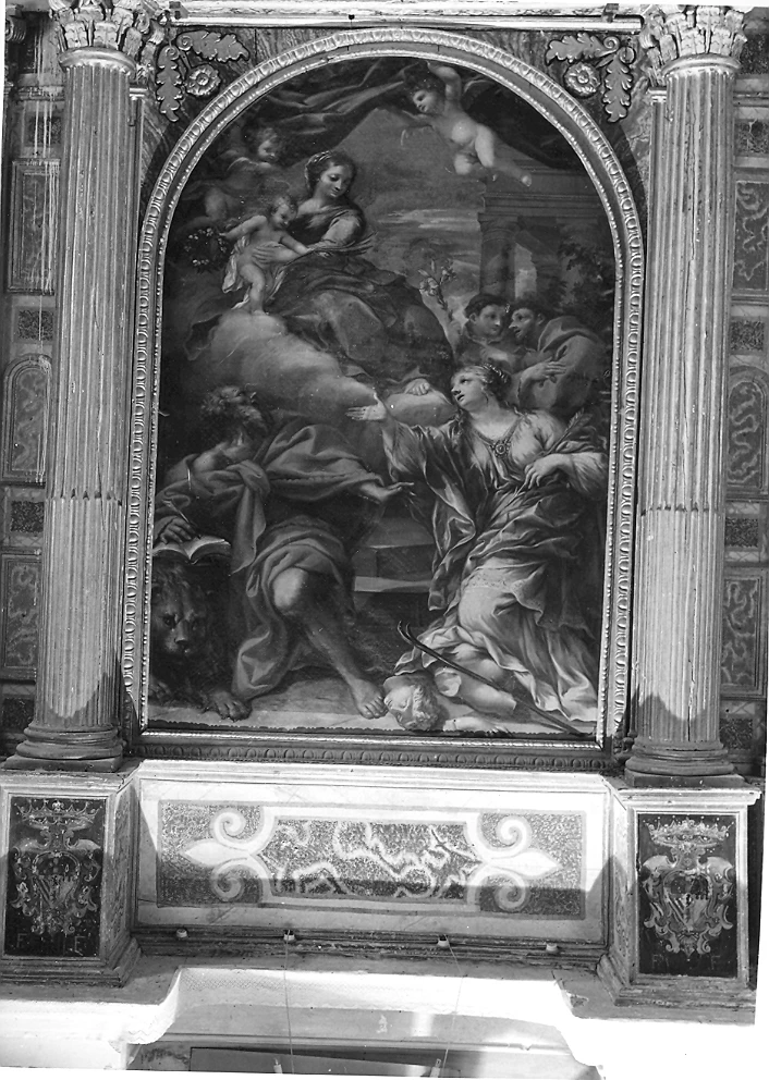 Madonna con Bambino San Gerolamo Santa Cristina San Francesco e Sant'Antonio da Padova - Sant'Agata Feltria (PU)